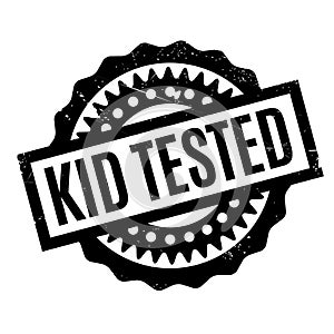 Kid Tested rubber stamp photo