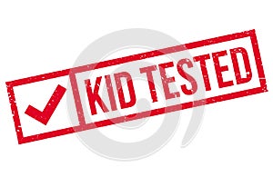 Kid Tested rubber stamp photo