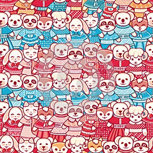 Kid toy seamless pattern.