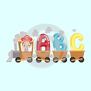Kid Train with ABC