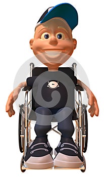 Dítě v invalidní vozík 