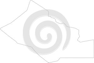 Kidal Mali outline map