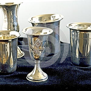 Kiddish cups square