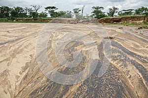 Kidepo river in Uganda