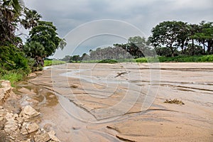 Kidepo river in Uganda
