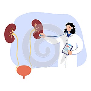 Kidney disease concept