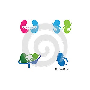 kidney logo vector