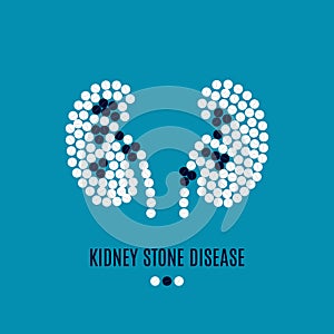 Kidney stone disease pills poster