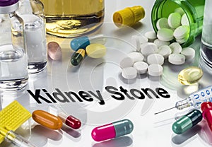 Kidney Stone. Medicines As Concept Of Ordinary Treatment