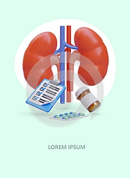 Kidney treatment. Pyelonephritis, urolithiasis, inflammation