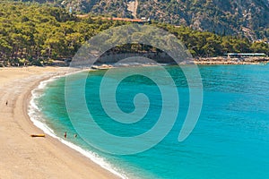 Kidrak Beach in Oludeniz, Fethiye in Turkey