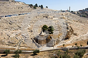 Kidron valley in Jerusalem