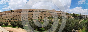 Kidron Valley and the Temple Mount in Jerusalem
