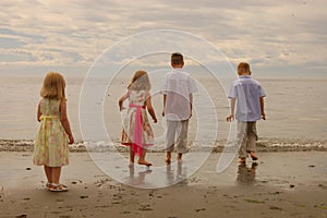 Kids At The Beach