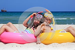 Kids on the beach