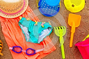 Kids beach accessories.