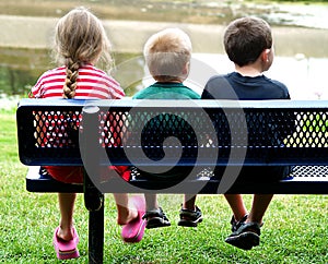 Kids on Bench