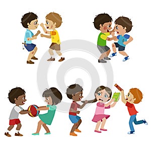 Kids Bullies Illustration