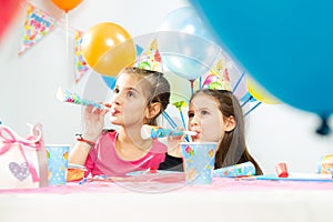 Kids celebrating birthday party