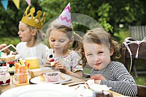 Kids Celebration Party Happiness Concept