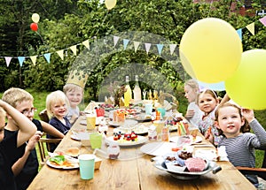 Kids Celebration Party Happiness Concept