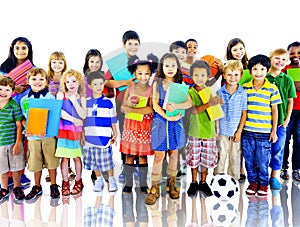 Kids Children Elementary Age Diversity Concept