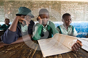 Kids in Class in Zimbabwe
