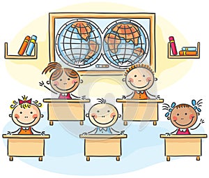 Kids in the classroom