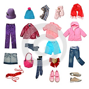 Kids clothes set photo