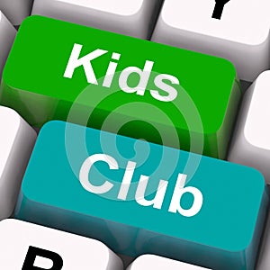 Kids Club Keys Mean Childrens Playing