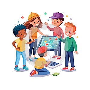 Kids Coding Together: Group Learning, Collaboration, and STEM Education
