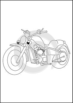 Kids Coloring Pages - Car and other vehicle fun and cool coloring pages. car and other vechicle outline sketch for kids