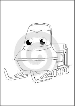 Kids Coloring Pages - Car and other vehicle fun and cool coloring pages. car and other vechicle outline sketch for kids