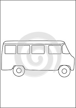 Kids Coloring Pages - Car and other vehicle fun and cool coloring pages. car and other vechicle outline sketch for kids