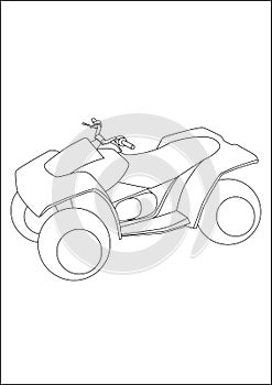 Kids Coloring Pages - Car and other vehicle fun and cool coloring pages. car and other vechicle outline sketch for kids