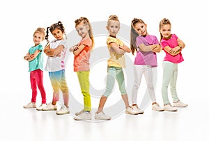 The kids dance school, ballet, hiphop, street, funky and modern dancers