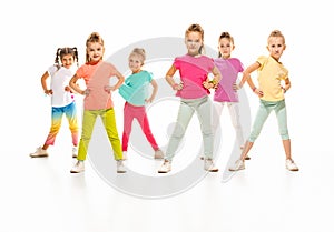 The kids dance school, ballet, hiphop, street, funky and modern dancers