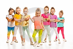 The kids dance school, ballet, hiphop, street, funky and modern dancers