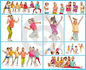 The kids dance school, ballet, hiphop, street, funky and modern dancers