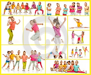 The kids dance school, ballet, hiphop, street, funky and modern dancers