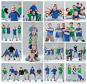 The kids dance school, ballet, hiphop, street, funky and modern dancers