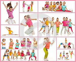 The kids dance school, ballet, hiphop, street, funky and modern dancers