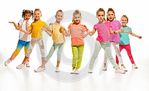 The kids dance school, ballet, hiphop, street, funky and modern dancers