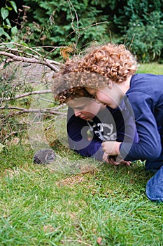 Kids exploring nature