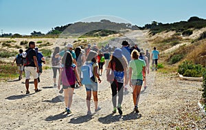 Kids on a field trip