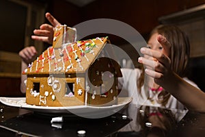 Kids First Gingerbread House Activity