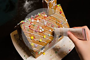 Kids First Gingerbread House Activity