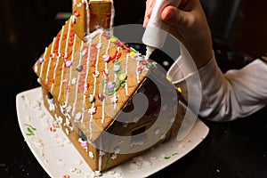 Kids First Gingerbread House Activity