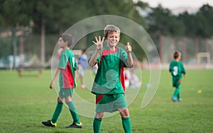 Kids football match