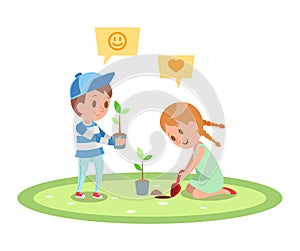 Kids Gardening character design 3